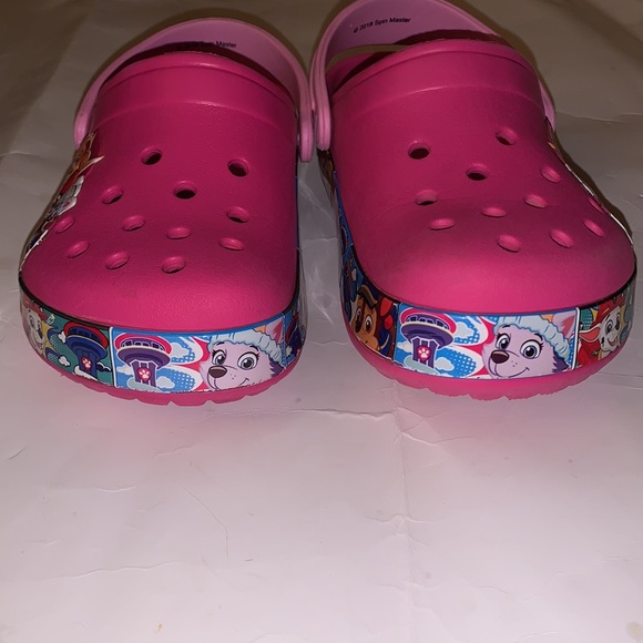 Crocs Paw Patrol Classic Band Clogs / Sandals Shoes Sz 1 - Picture 6 of 14